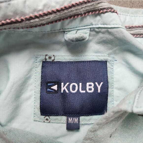 Kolby Summer Holiday short sleeve button up Sz Med - Picture 3 of 9
